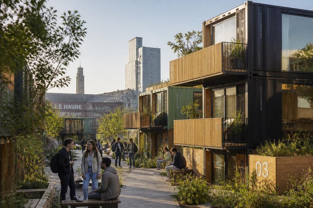 découvrez des solutions de logement innovantes avec les conteneurs étudiants, et explorez des exemples inspirants au havre pour un habitat moderne et économique.