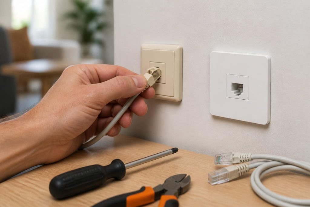 découvrez comment remplacer facilement une prise t par une prise rj45 grâce à notre guide pratique, et modernisez votre installation téléphonique pour une meilleure connectivité.