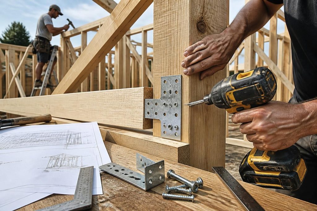 découvrez les meilleures techniques de fixation et des plans détaillés pour réussir l'assemblage d'une ossature bois et construire votre structure vous-même.