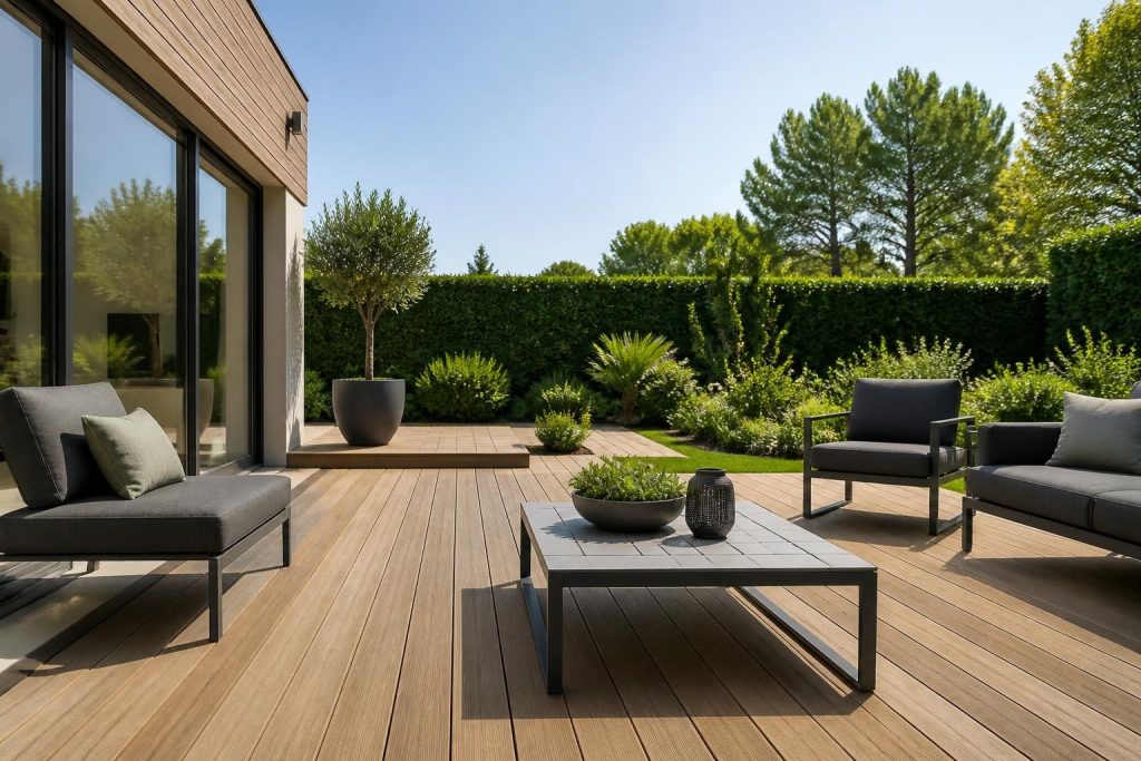 découvrez comment choisir des lames et essences de bois faciles à vivre pour une terrasse en bois sans entretien, alliant esthétique et durabilité.